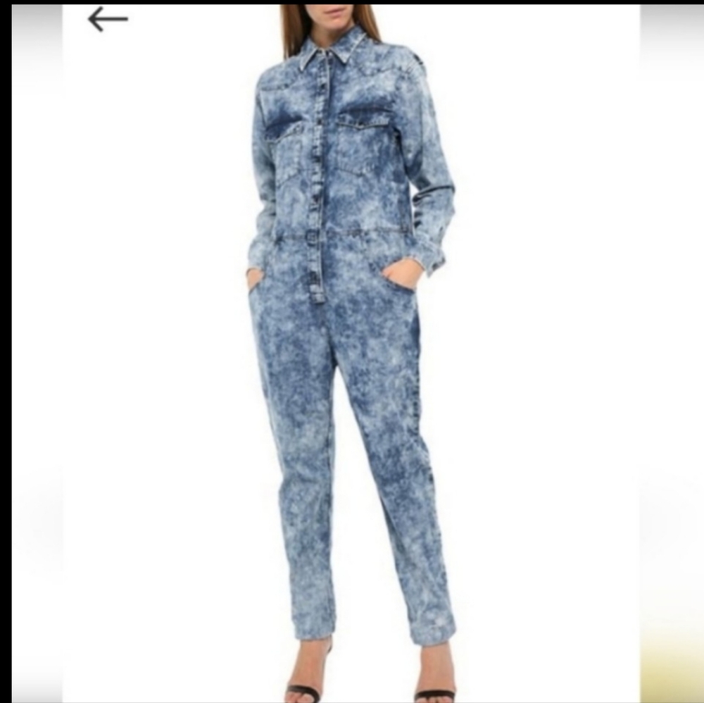 🥰 Isabel Marant Blue Denim Jumpsuit